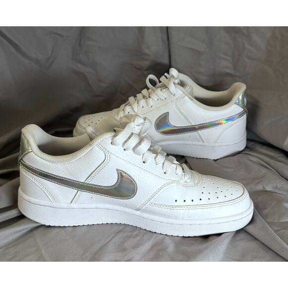 Women's Nike Court Vision Lo 7.5 White CW5596 100 - Picture 3 of 8